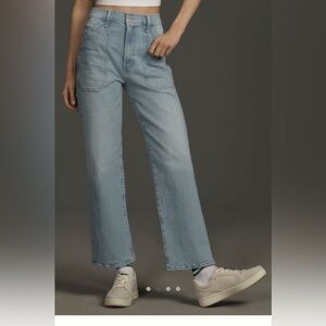 NWT MOTHER The Patch Rambler High Rise Jeans 28